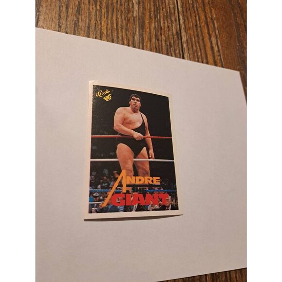 Vintage 1990 WWF Andre the Giant Classic Wrestling Trading Card 130 Titan Sports - Picture 1 of 2